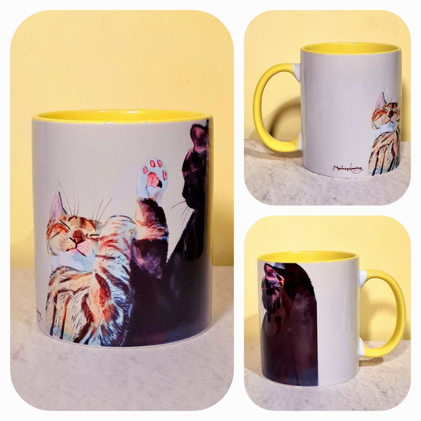 猫マグカップ