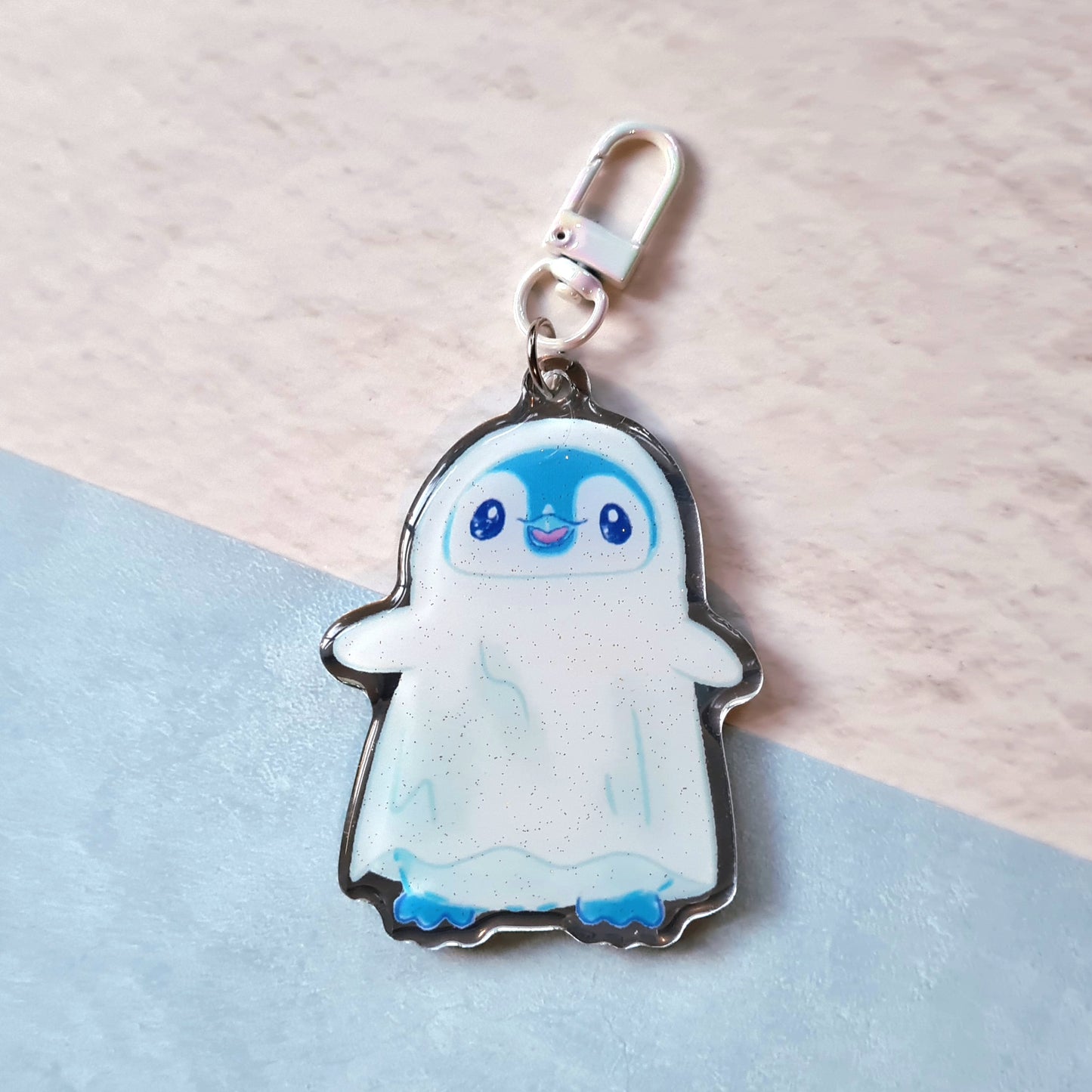 Pipin the Penguin Acrylic Keychain, faces, t-shirt etc