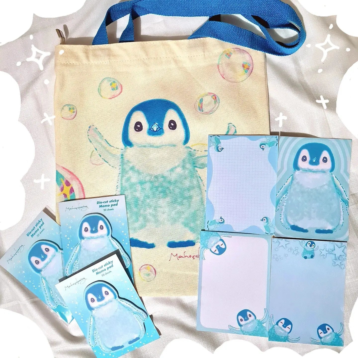 ペンギンのピピン メモパッド A6(4柄×各10枚)
