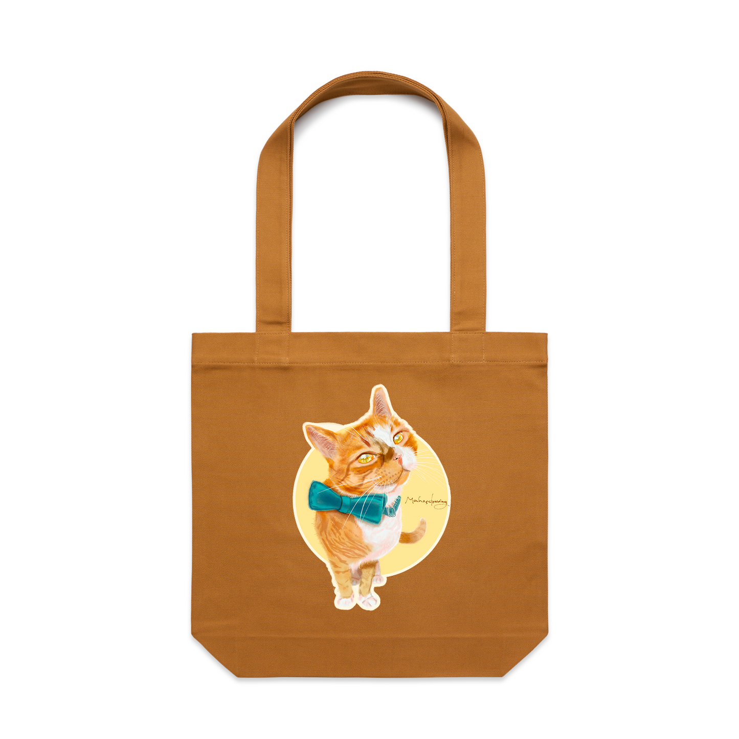 Orange Cat Tote Bag