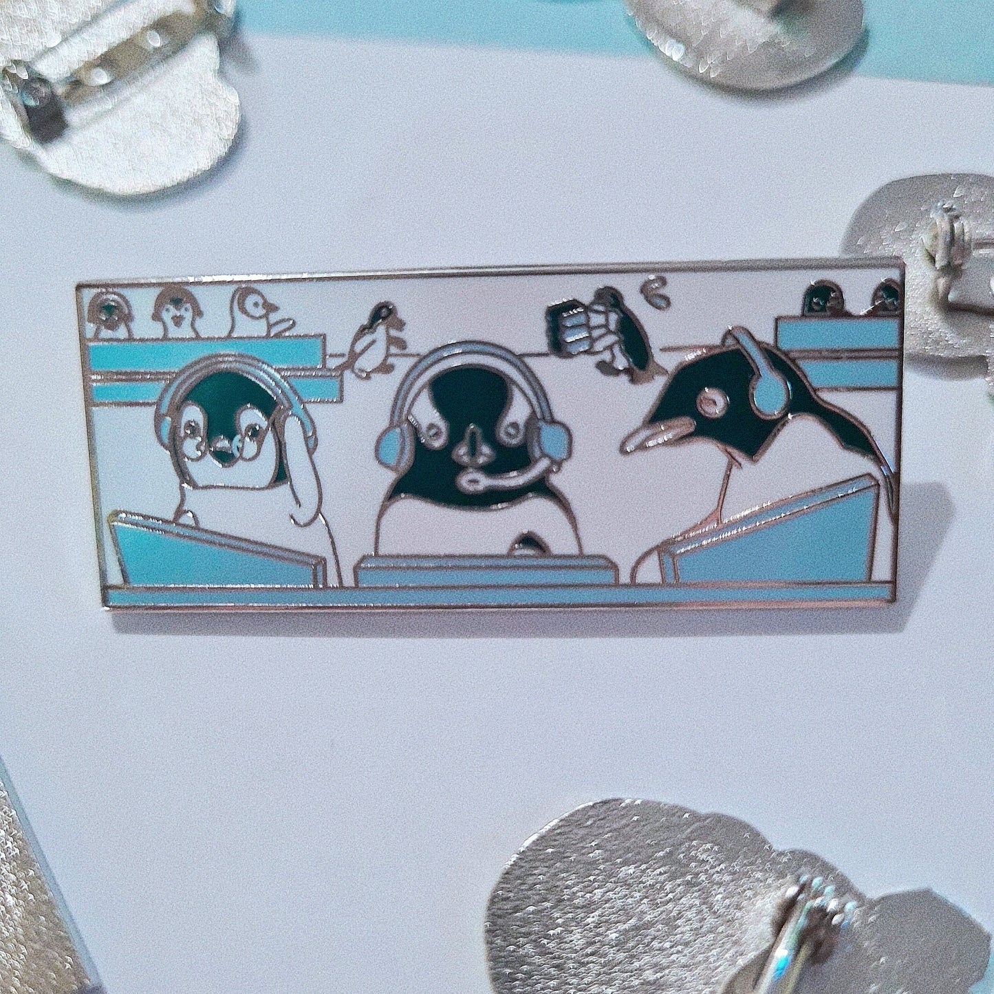 Penguin Operators Enamel Pin