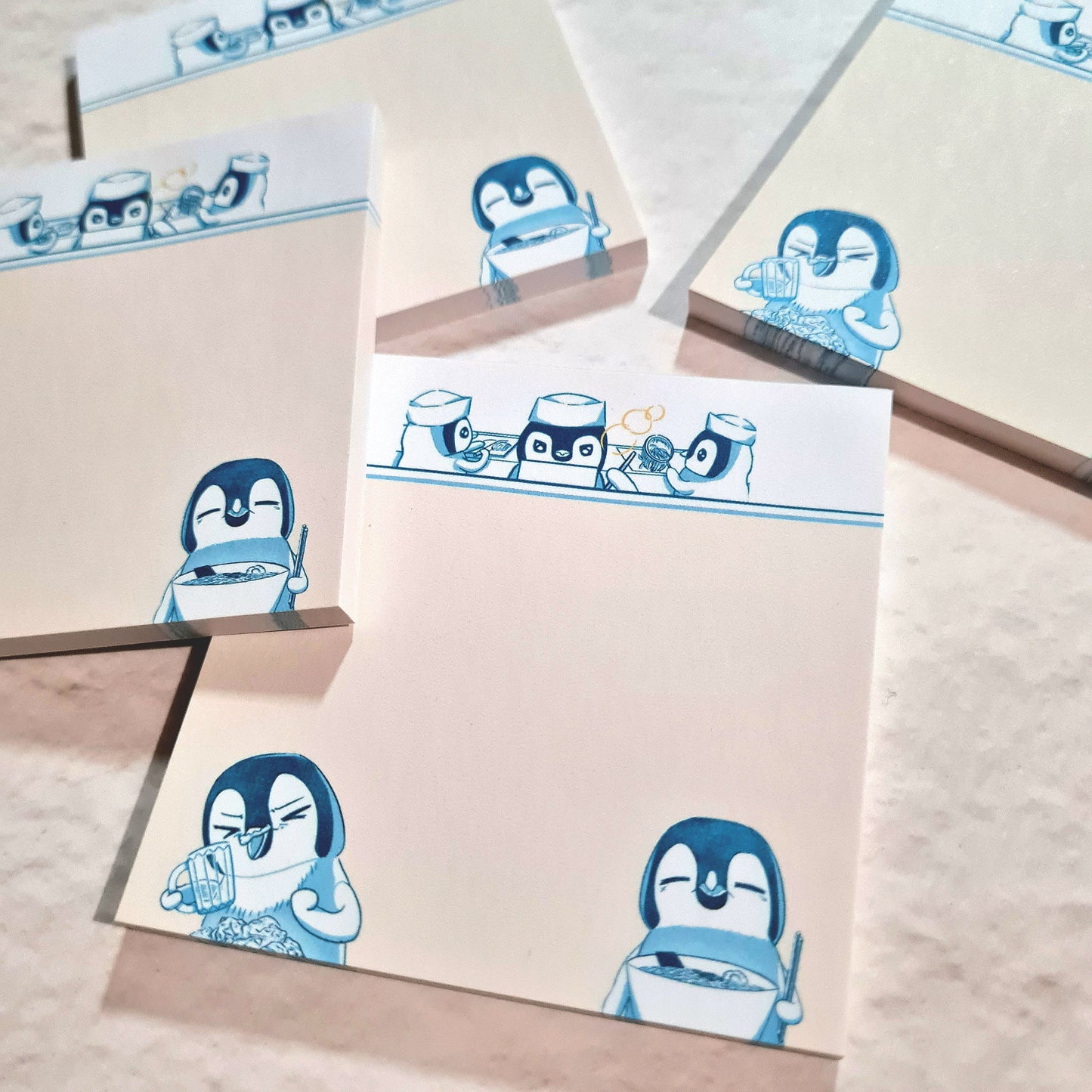 Pipin the Penguin mini Memo Pad 3 inches square(50 sheets)
