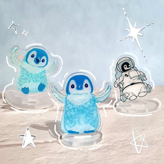 Pipin the Penguin / Astronaut Acrylic Standee