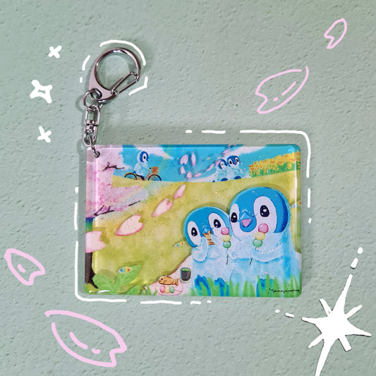 Spring Pipin 3D acrylic keychain