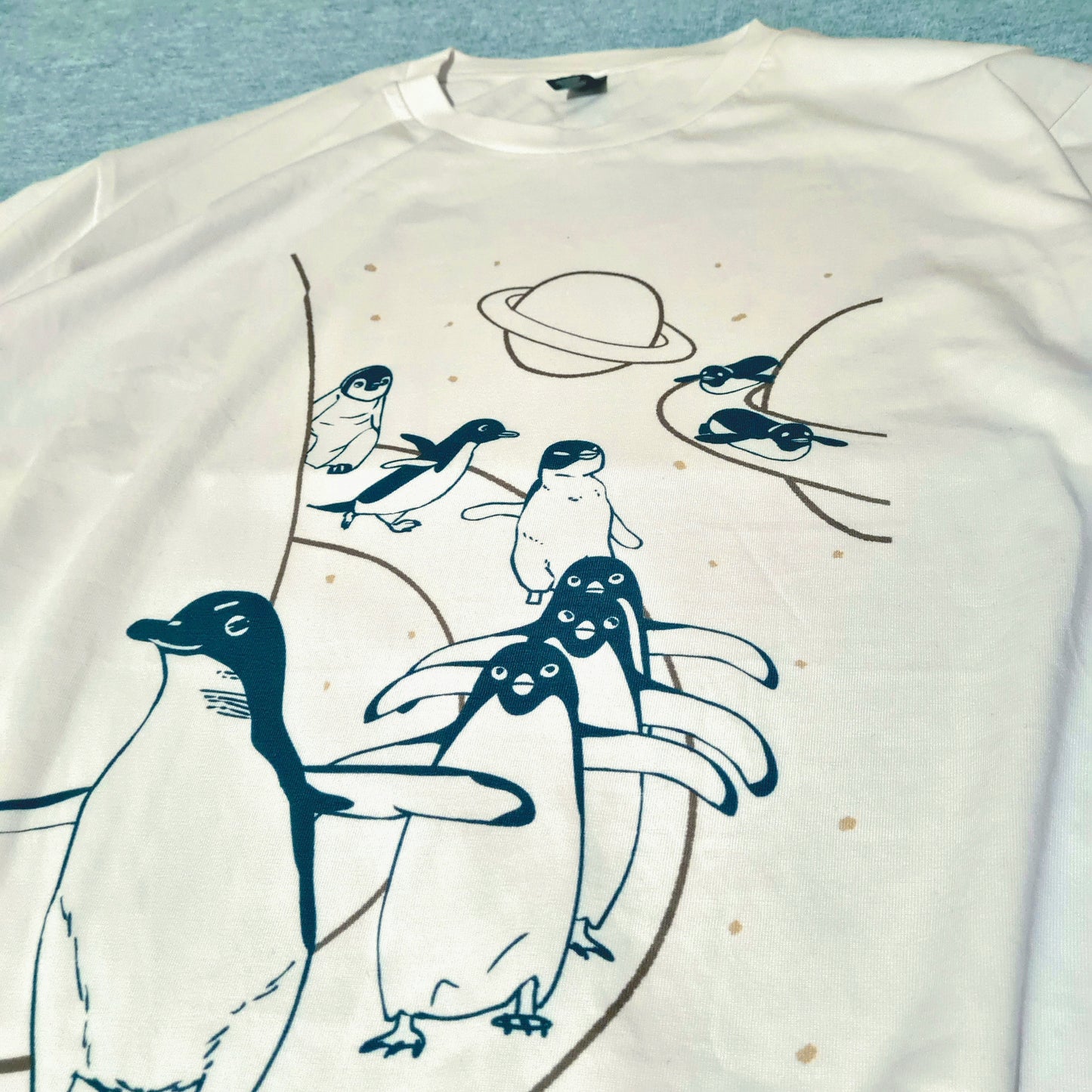 Walking Penguins White T-shirt