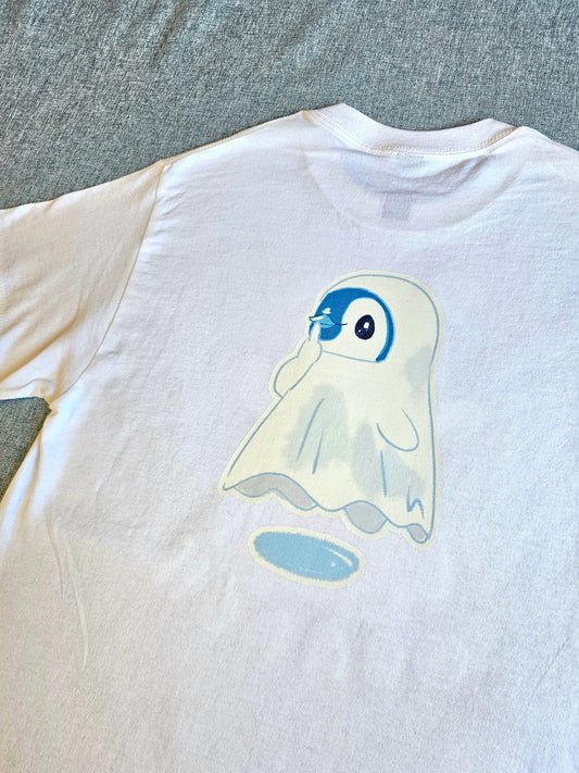Obake Ghost Pipin White T-shirt