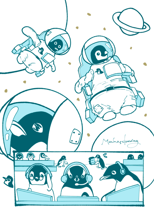 Penguin Astronaut