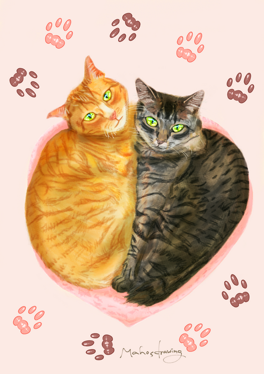 2 Cats in Heart